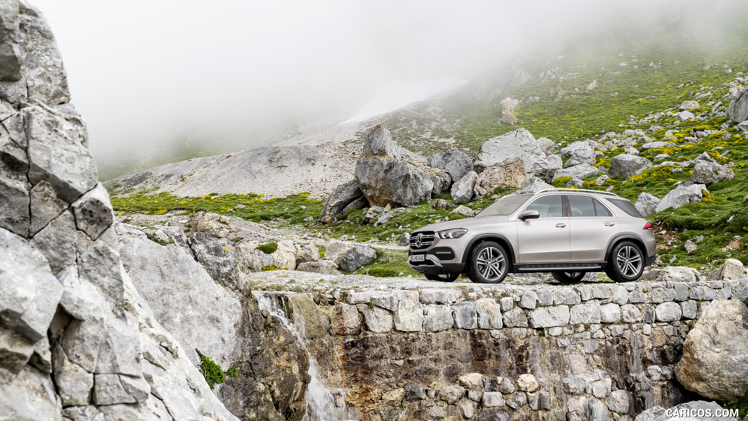 2020 Mercedes-Benz GLE (Color: Mojave Silver) - Side, #18 of 358