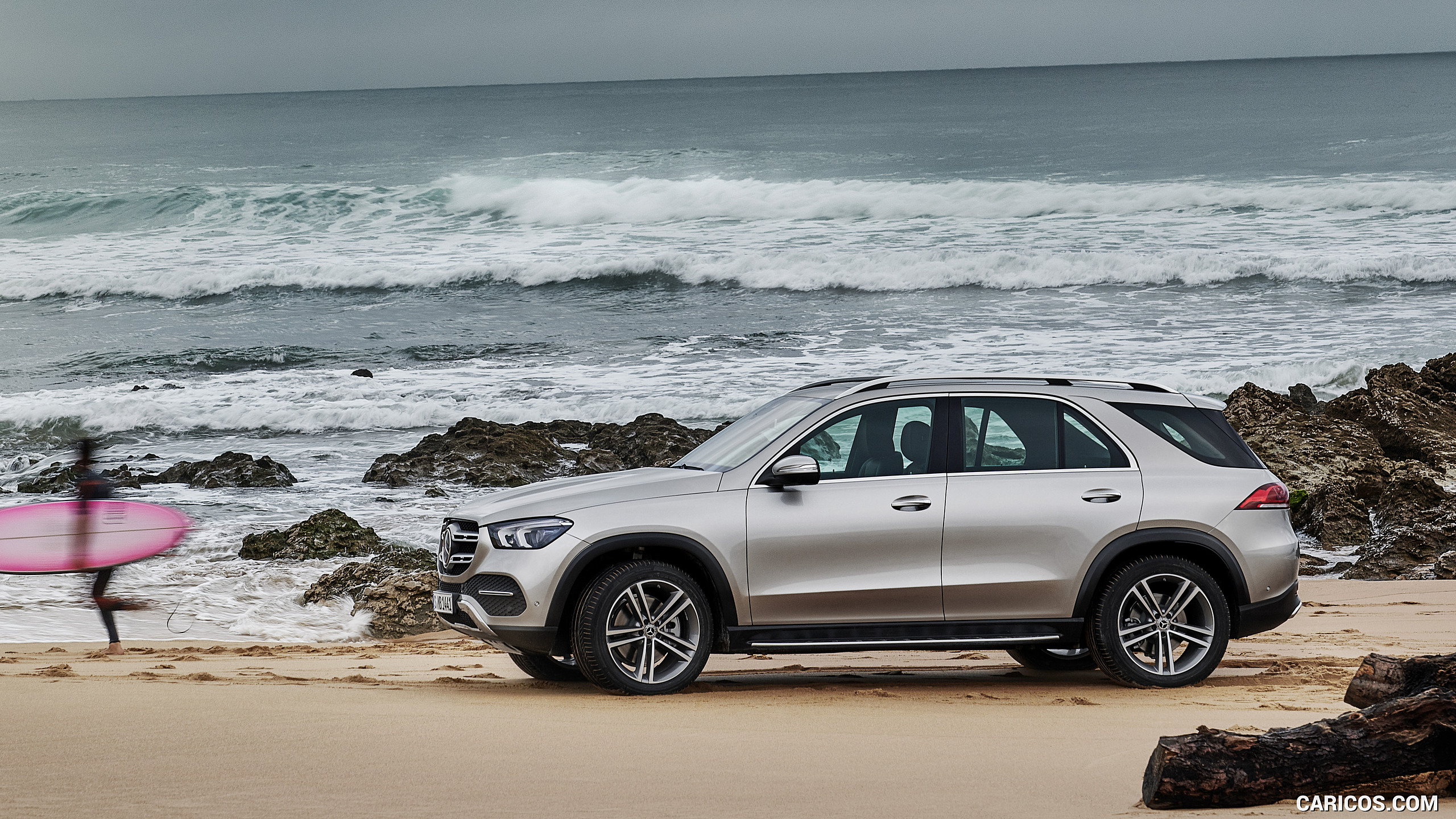 2020 Mercedes-Benz GLE (Color: Mojave Silver) - Side, #31 of 358