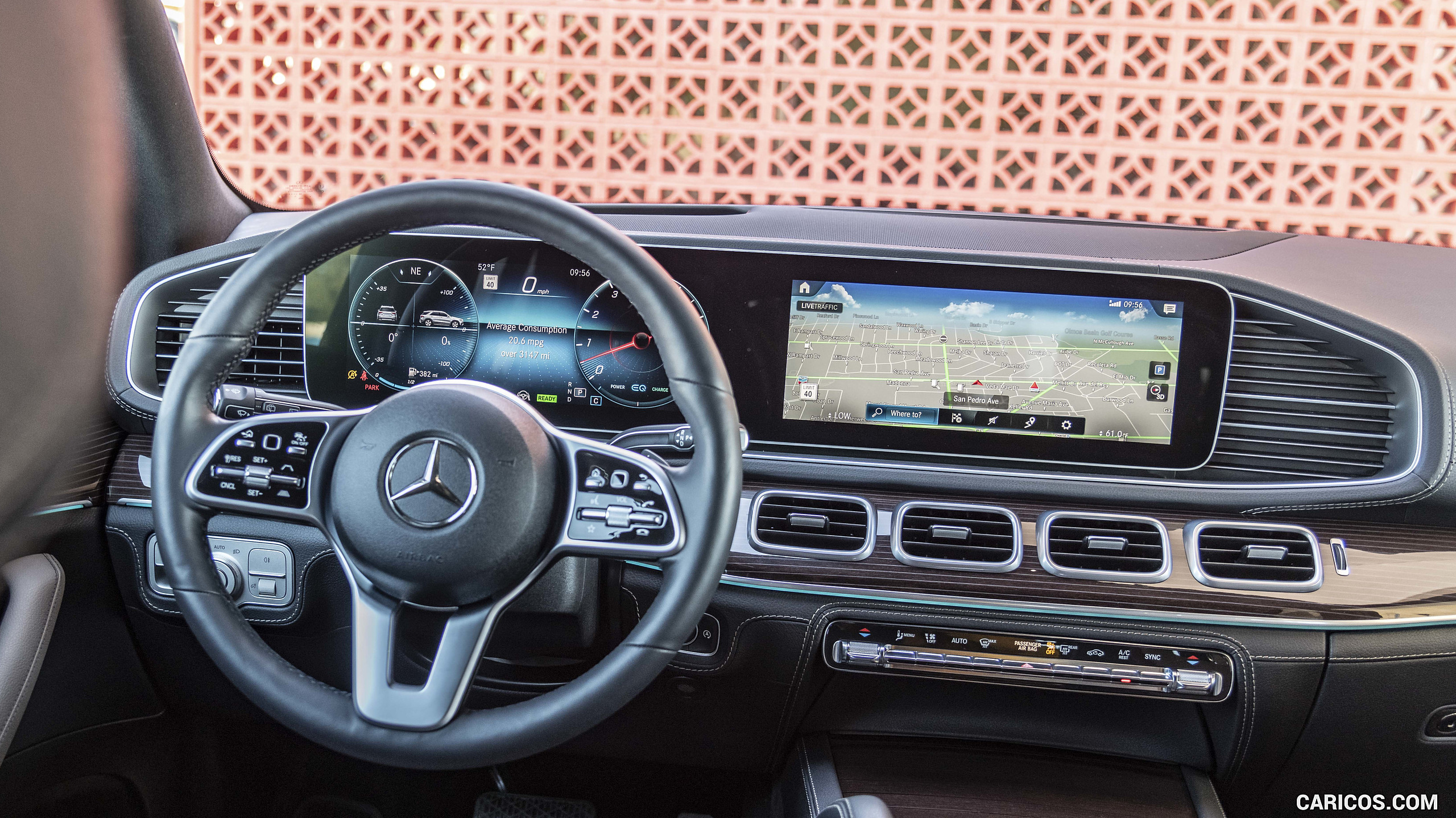 2020 Mercedes-Benz GLE 450 4MATIC (Color: Designo Diamond White Bright; US-Spec) - Interior, Cockpit, #141 of 358