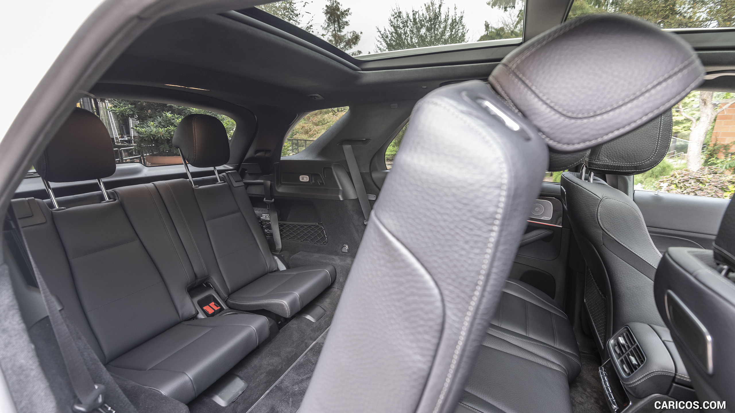 2020 Mercedes-Benz GLE 450 4MATIC (Color: Designo Diamond White Bright; US-Spec) - Interior, Third Row Seats, #170 of 358