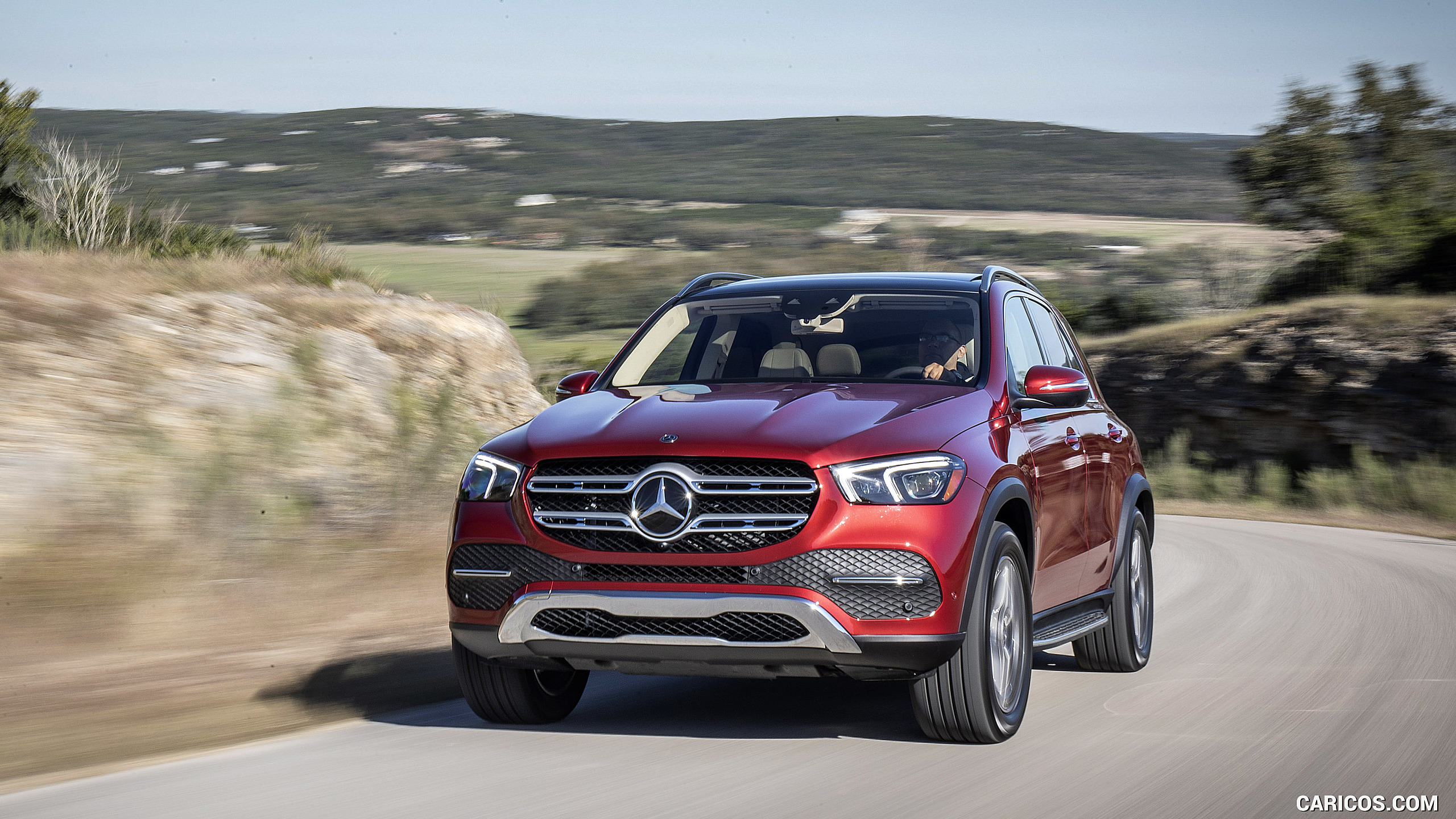 2020 Mercedes-Benz GLE 450 4MATIC (Color: Designo Hyazinth Red Metallic; US-Spec) - Front, #253 of 358