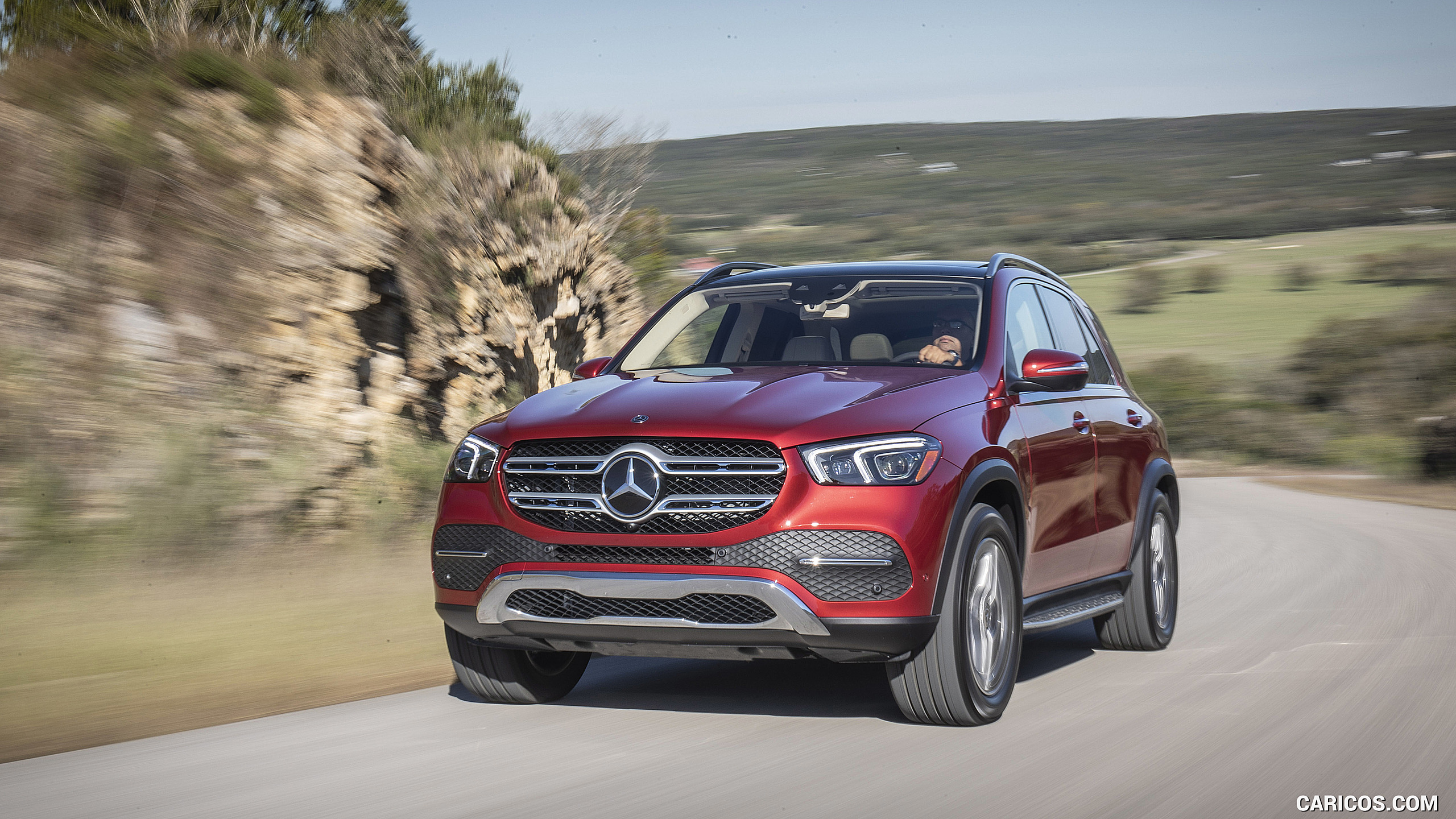 2020 Mercedes-Benz GLE 450 4MATIC (Color: Designo Hyazinth Red Metallic; US-Spec) - Front, #254 of 358