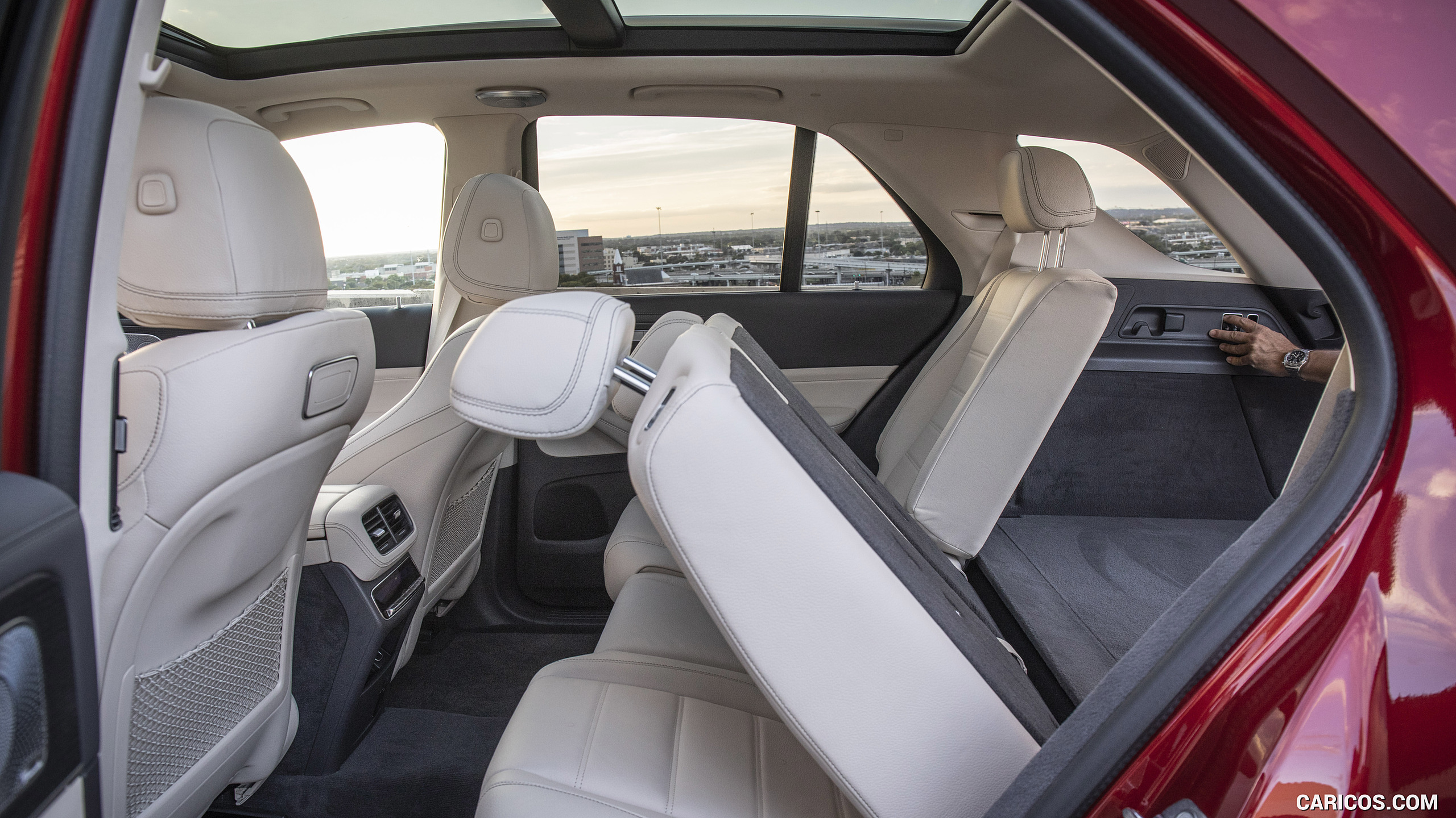 2020 Mercedes-Benz GLE 450 4MATIC (Color: Designo Hyazinth Red Metallic; US-Spec) - Interior, Rear Seats, #333 of 358