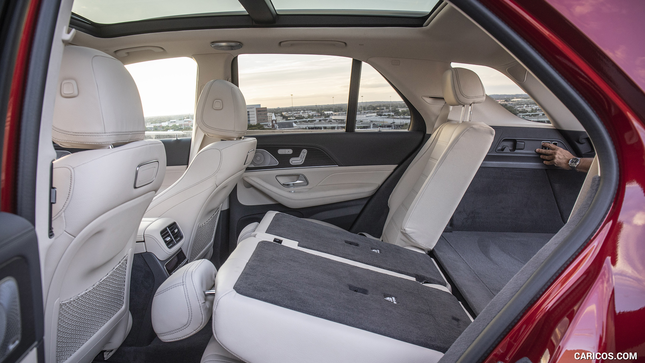 2020 Mercedes-Benz GLE 450 4MATIC (Color: Designo Hyazinth Red Metallic; US-Spec) - Interior, Rear Seats, #337 of 358