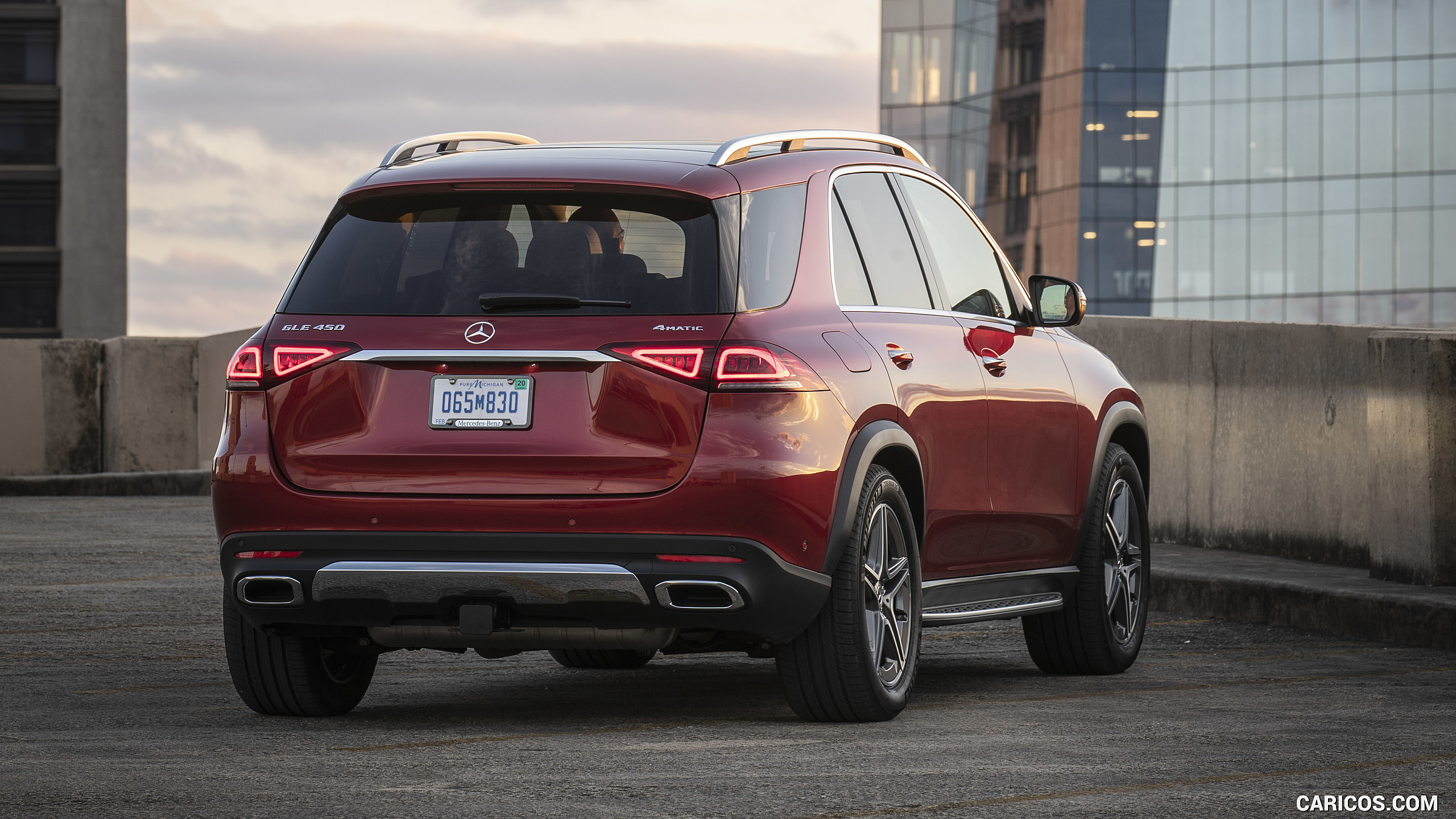 2020 Mercedes-Benz GLE 450 4MATIC (Color: Designo Hyazinth Red Metallic; US-Spec) - Rear, #281 of 358