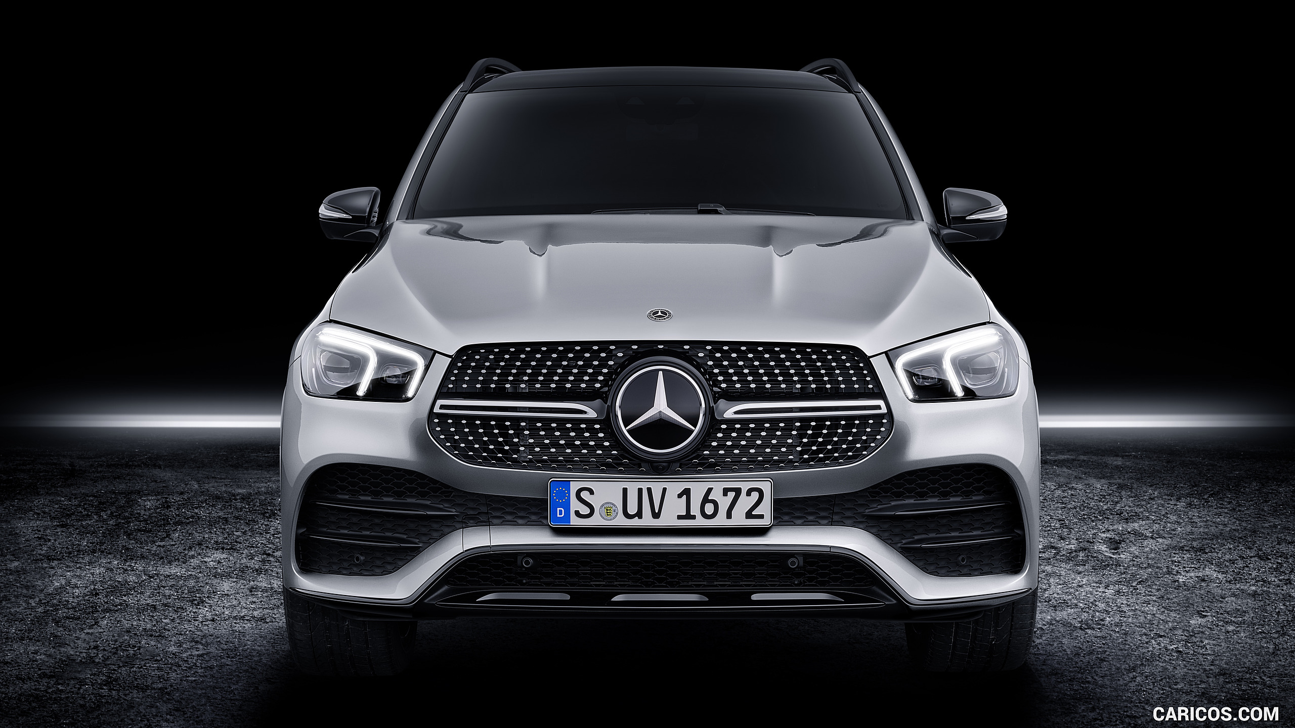 2020 Mercedes-Benz GLE AMG Line (Color: Iridium Silver) - Front, #62 of 358
