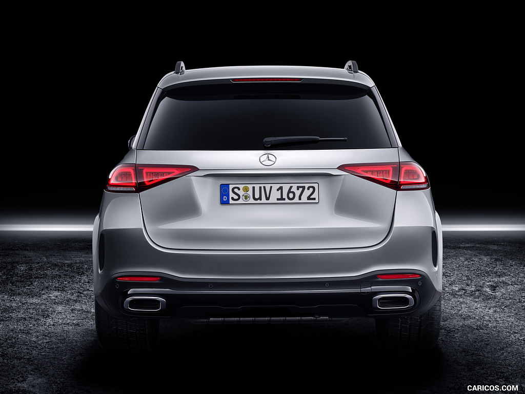 2020 Mercedes-Benz GLE AMG Line (Color: Iridium Silver) - Rear