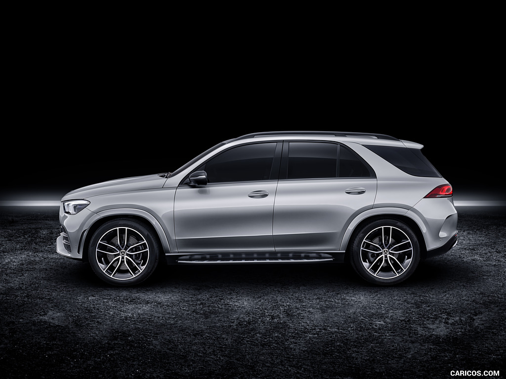 2020 Mercedes-Benz GLE AMG Line (Color: Iridium Silver) - Side