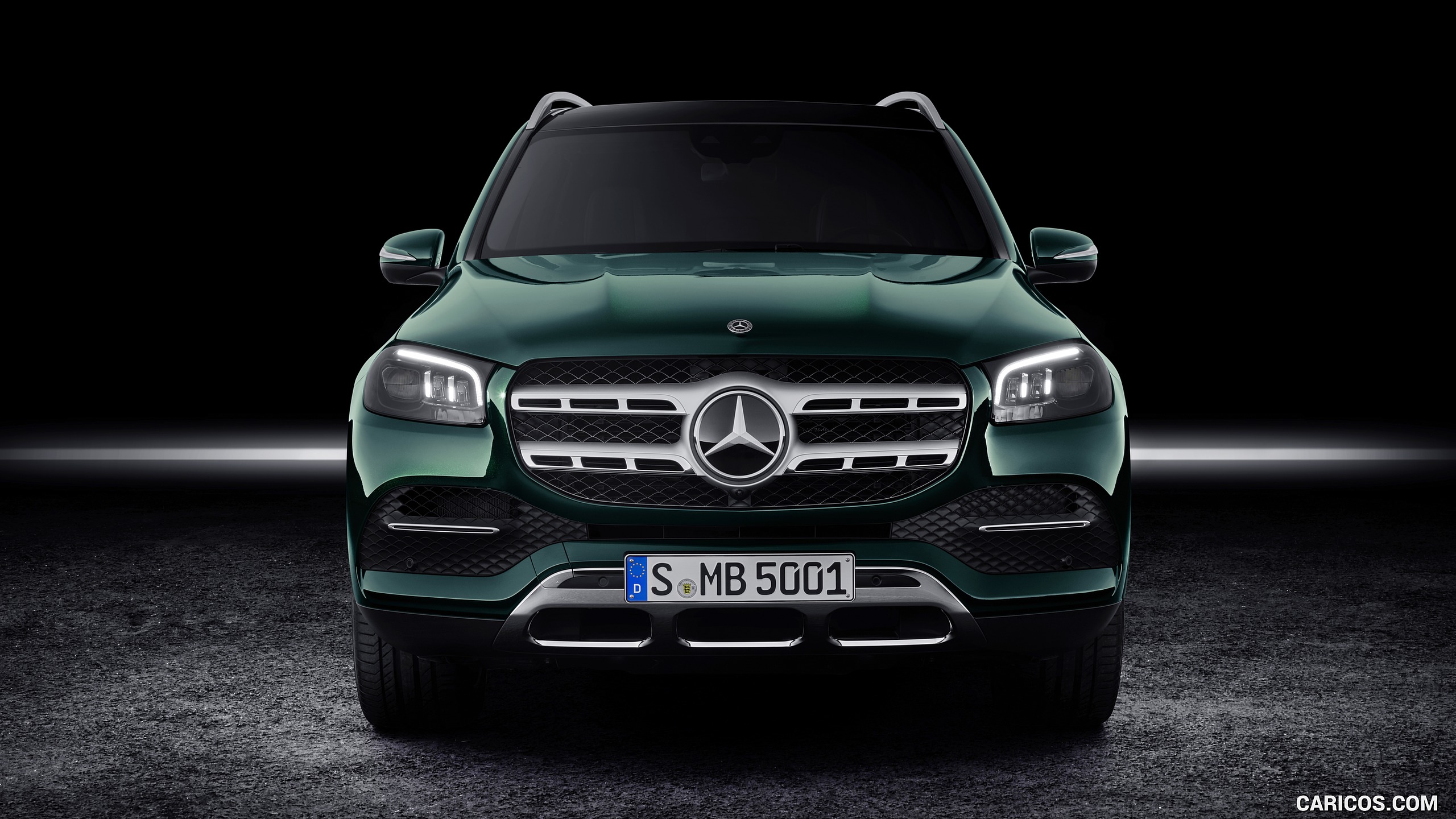 2020 Mercedes-Benz GLS (Color: Emerald Green) - Front, #86 of 427