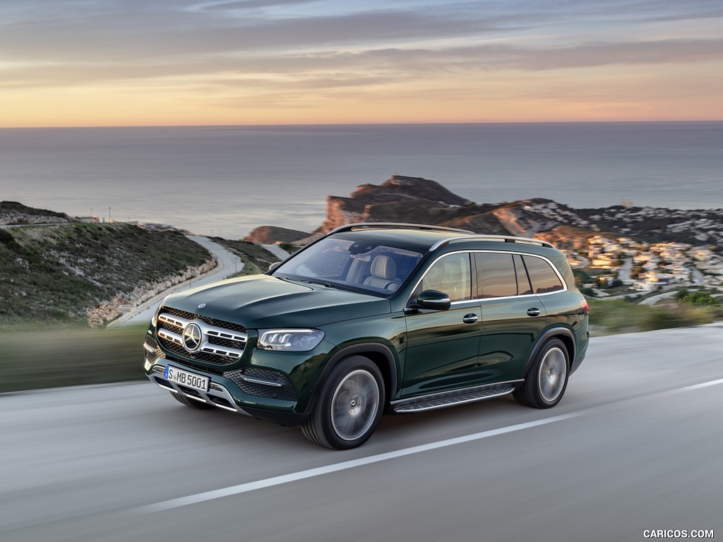 2020 Mercedes-Benz GLS (Color: Emerald Green) - Front Three-Quarter