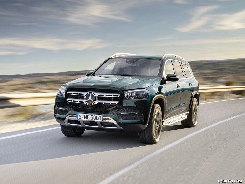 2020 Mercedes-Benz GLS (Color: Emerald Green) - Front Three-Quarter