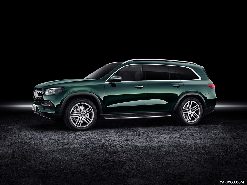 2020 Mercedes-Benz GLS (Color: Emerald Green) - Front Three-Quarter