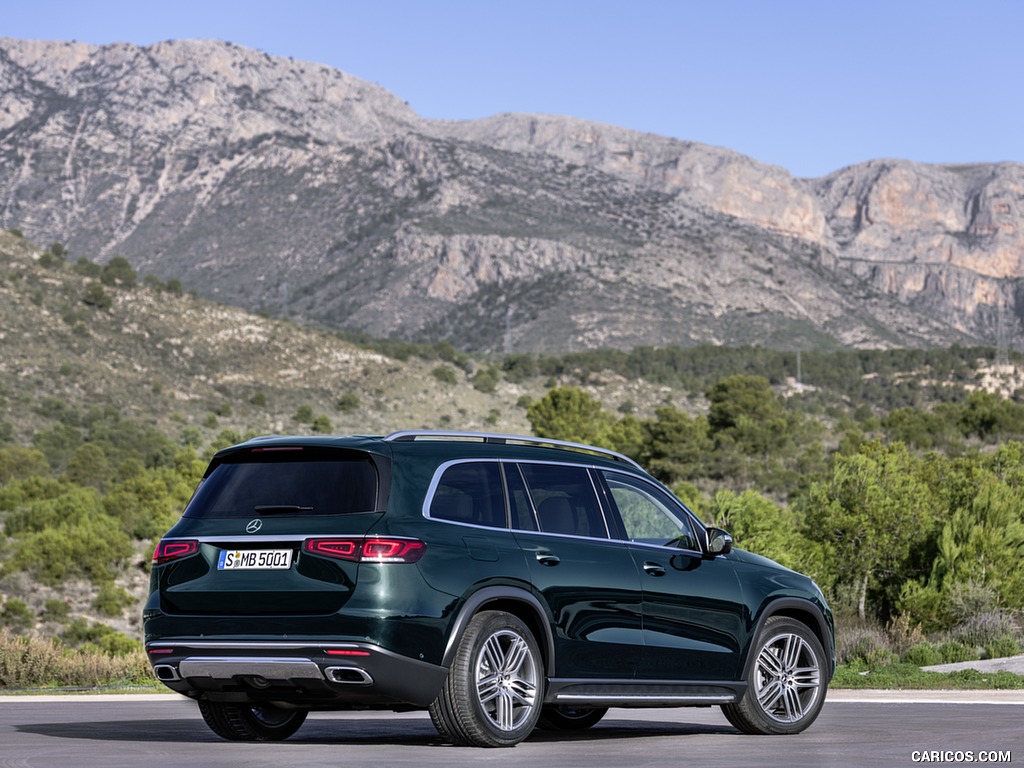 2020 Mercedes-Benz GLS (Color: Emerald Green) - Rear Three-Quarter