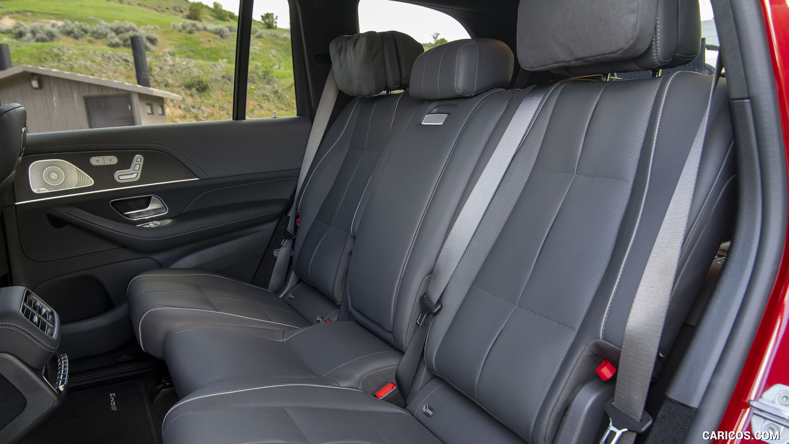 2020 Mercedes-Benz GLS 580 (Color: Designo Cardinal Red; US-Spec) - Interior, Rear Seats, #427 of 427