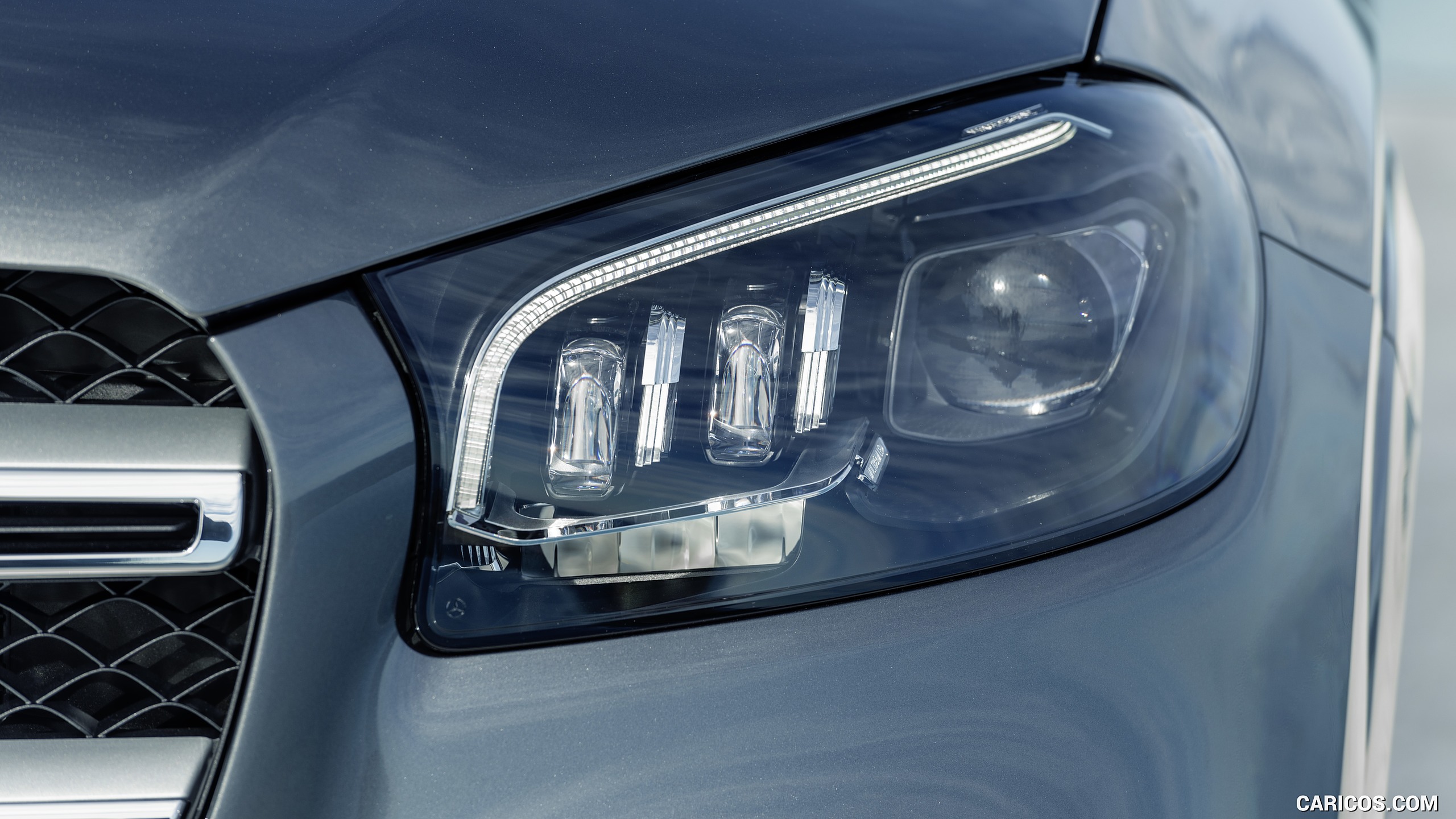 2020 Mercedes-Benz GLS AMG Line (Color: Designo Selenite Grey Metallic) - Headlight, #32 of 427