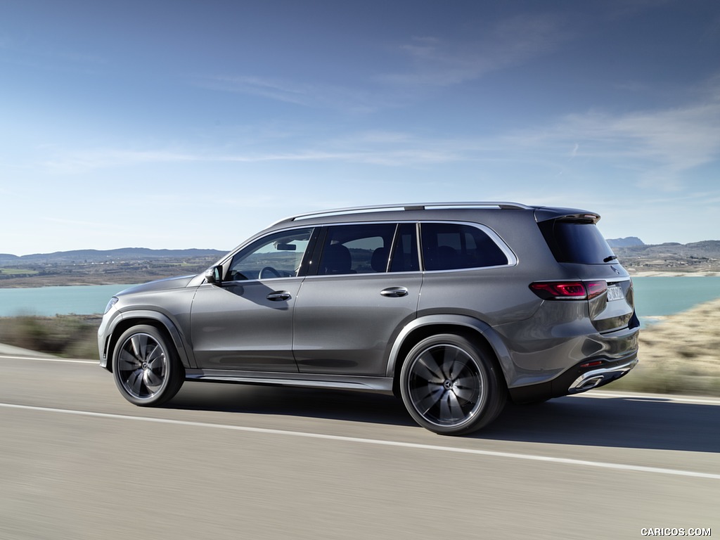 2020 Mercedes-Benz GLS AMG Line (Color: Designo Selenite Grey Metallic) - Side