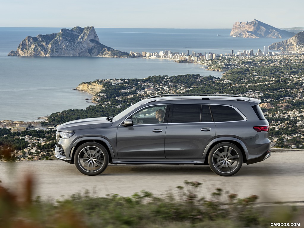 2020 Mercedes-Benz GLS AMG Line (Color: Designo Selenite Grey Metallic) - Side