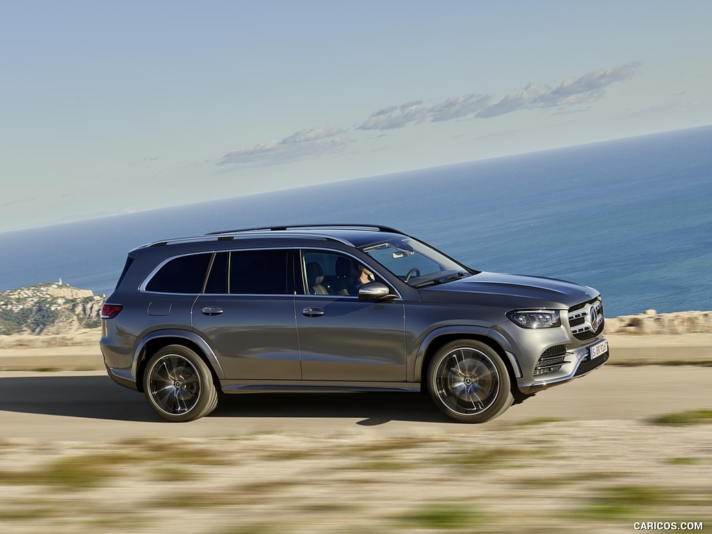 2020 Mercedes-Benz GLS AMG Line (Color: Designo Selenite Grey Metallic) - Side