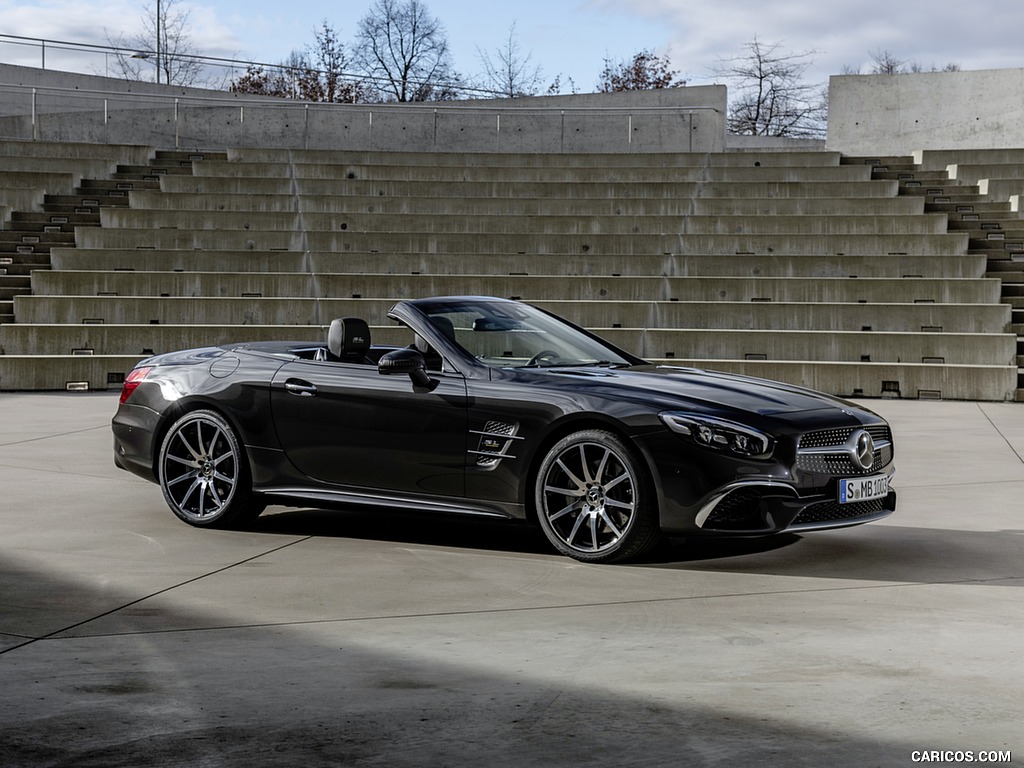 2020 Mercedes-Benz SL 500 Grand Edition (Color: Graphite Grey) - Front Three-Quarter