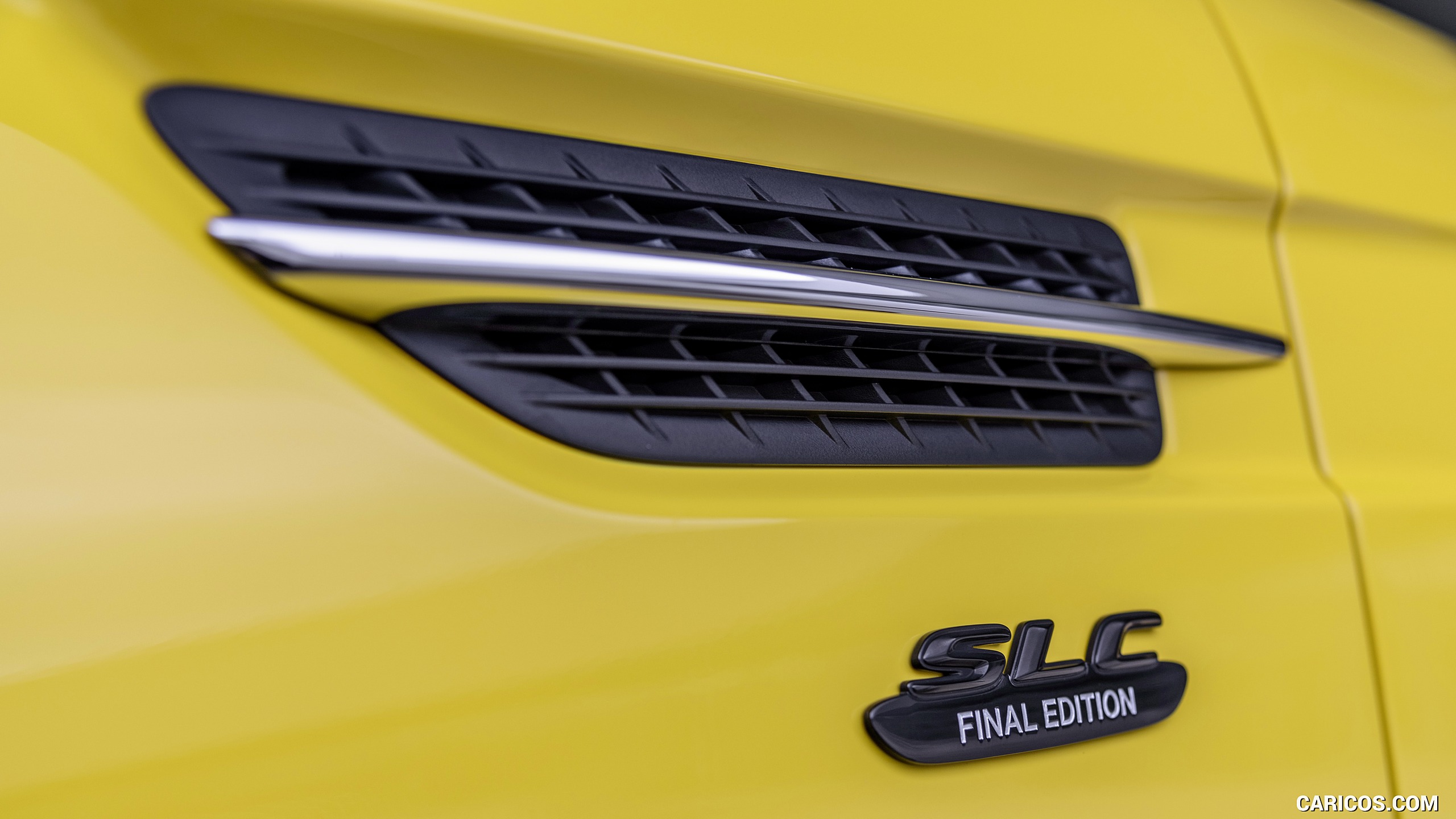 2020 Mercedes-Benz SLC 300 Final Edition AMG Line (Color: Sun Yellow) - Side Vent, #12 of 43
