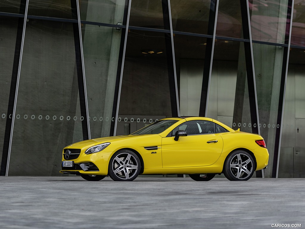 2020 Mercedes-Benz SLC 300 Final Edition AMG Line (Color: Sun Yellow) - Side