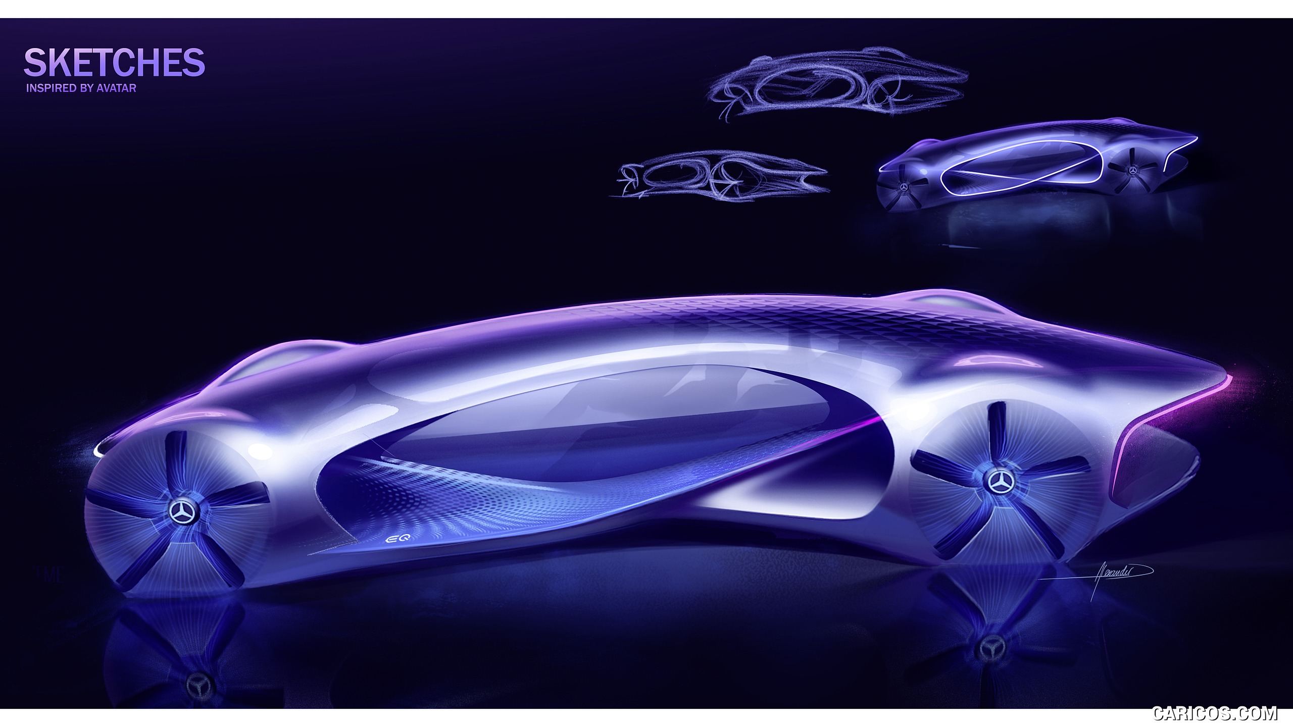 2020 Mercedes-Benz VISION AVTR Concept - Design Sketch, #44 of 60