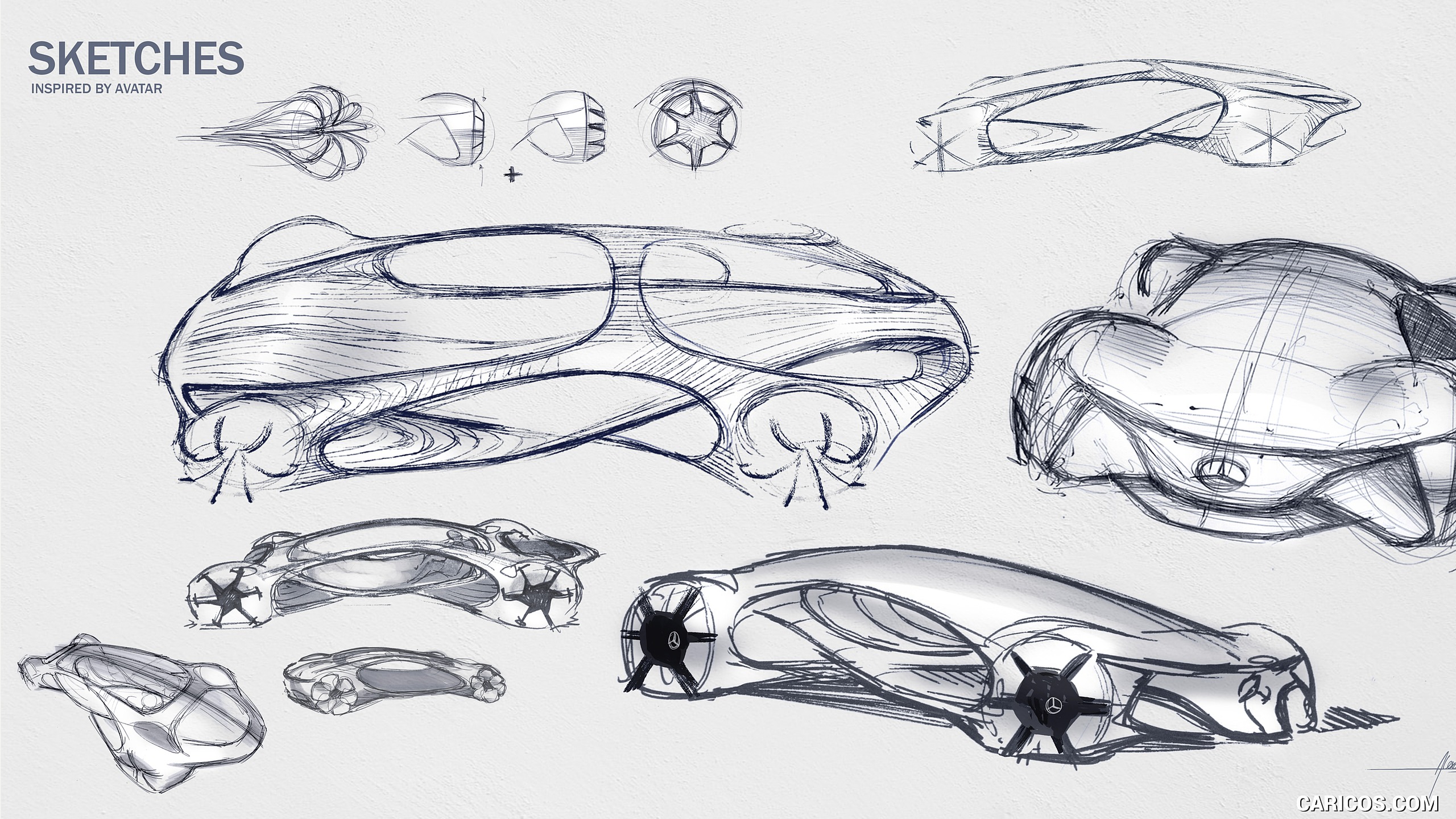 2020 Mercedes-Benz VISION AVTR Concept - Design Sketch, #47 of 60