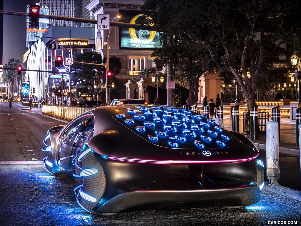 2020 Mercedes-Benz VISION AVTR Concept in Las Vegas - Rear Three-Quarter