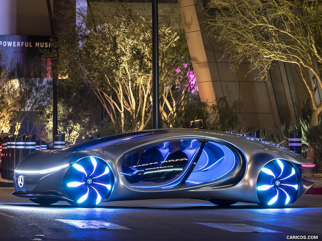 2020 Mercedes-Benz VISION AVTR Concept in Las Vegas - Side