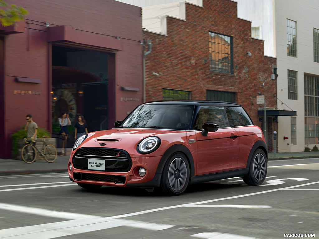 2021 MINI Coral Red Edition - Front Three-Quarter