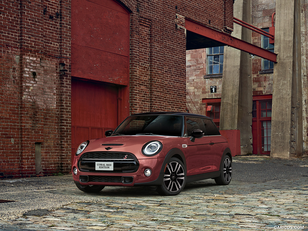 2021 MINI Coral Red Edition - Front Three-Quarter