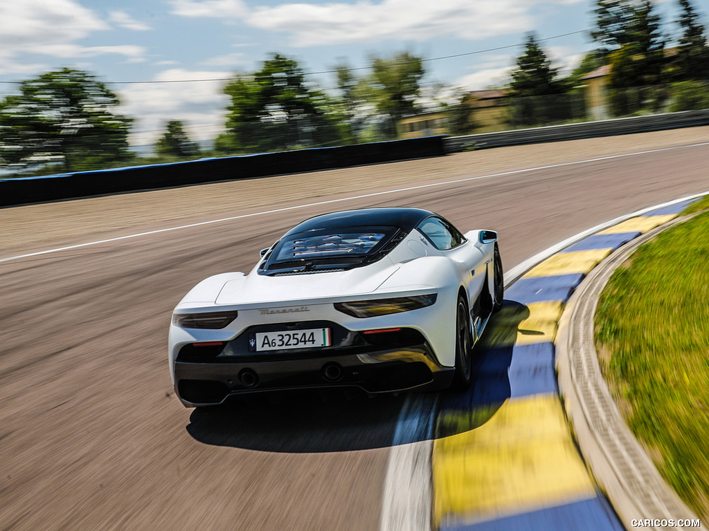 2021 Maserati MC20 (Color: Bianco Audace) - Rear