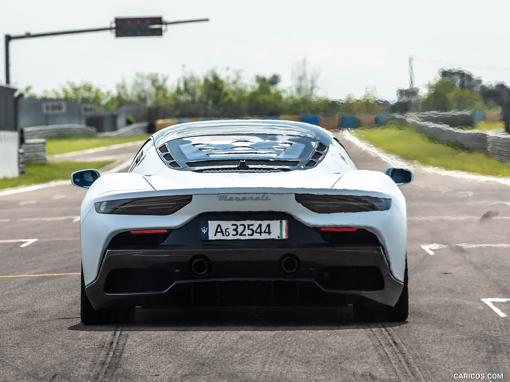 2021 Maserati MC20 (Color: Bianco Audace) - Rear