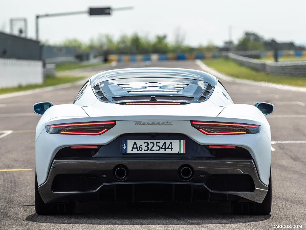 2021 Maserati MC20 (Color: Bianco Audace) - Rear