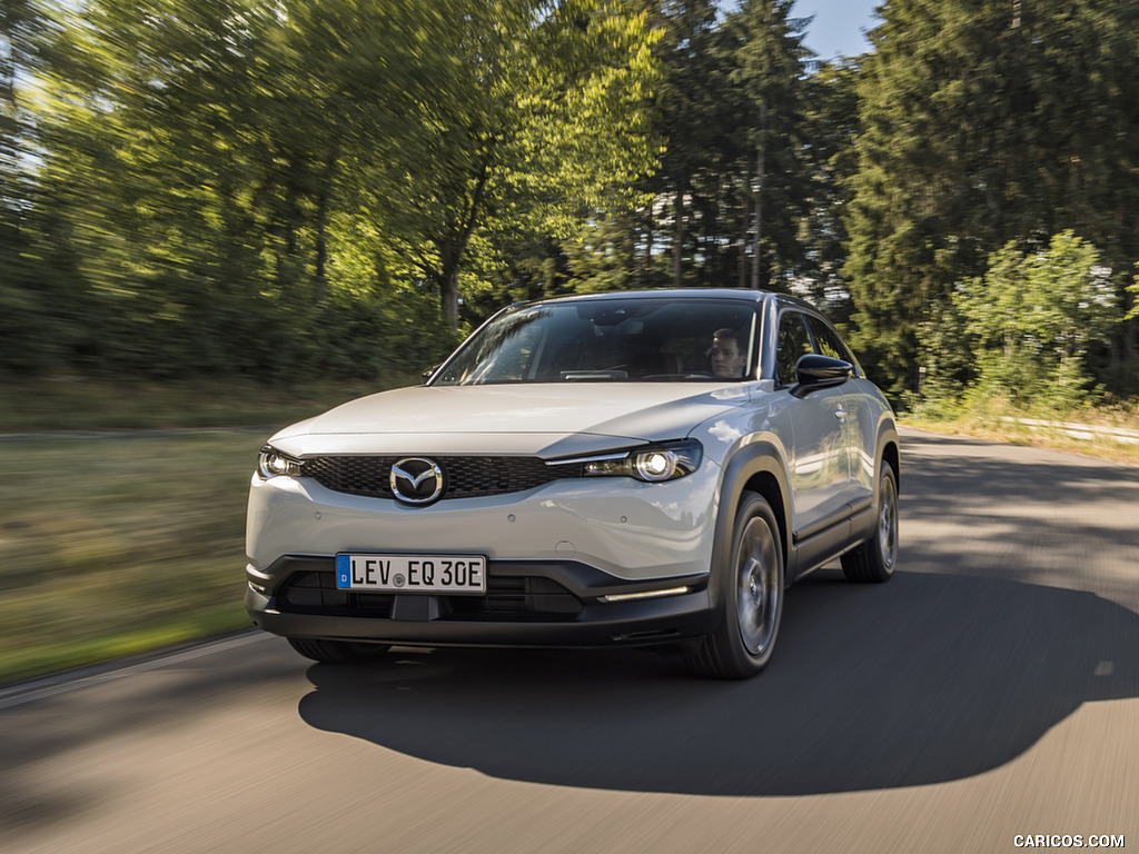 2021 Mazda MX-30 EV (Color: Ceramic White) - Front