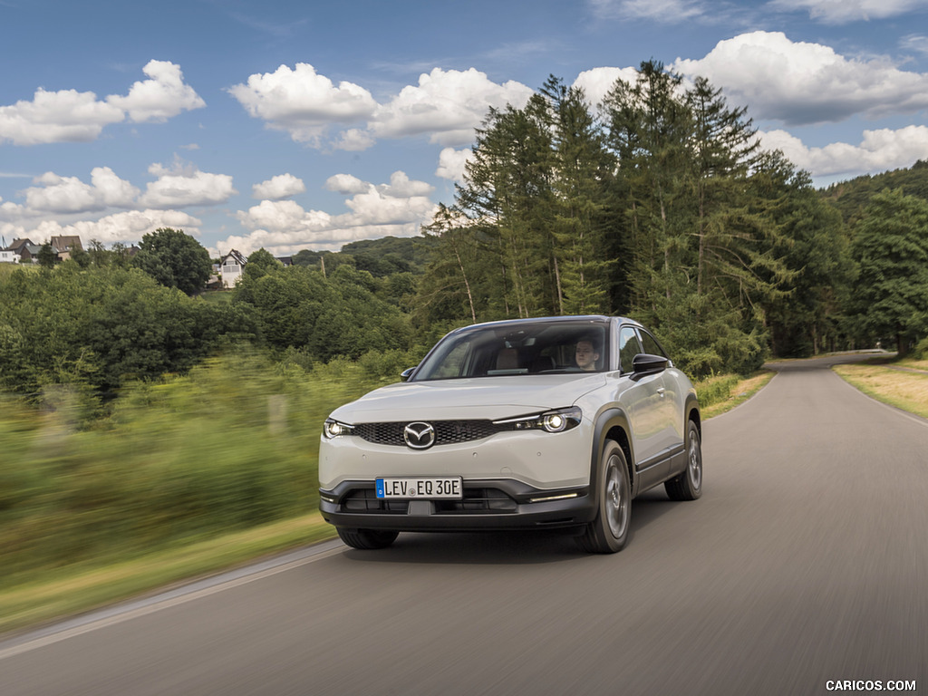 2021 Mazda MX-30 EV (Color: Ceramic White) - Front