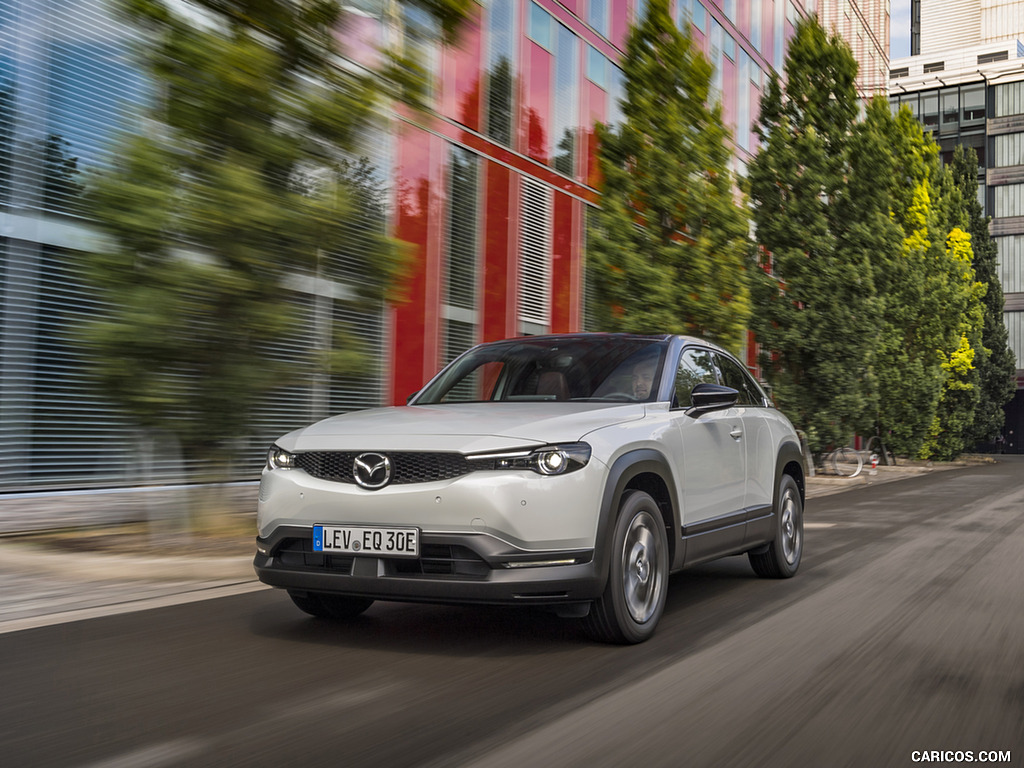 2021 Mazda MX-30 EV (Color: Ceramic White) - Front