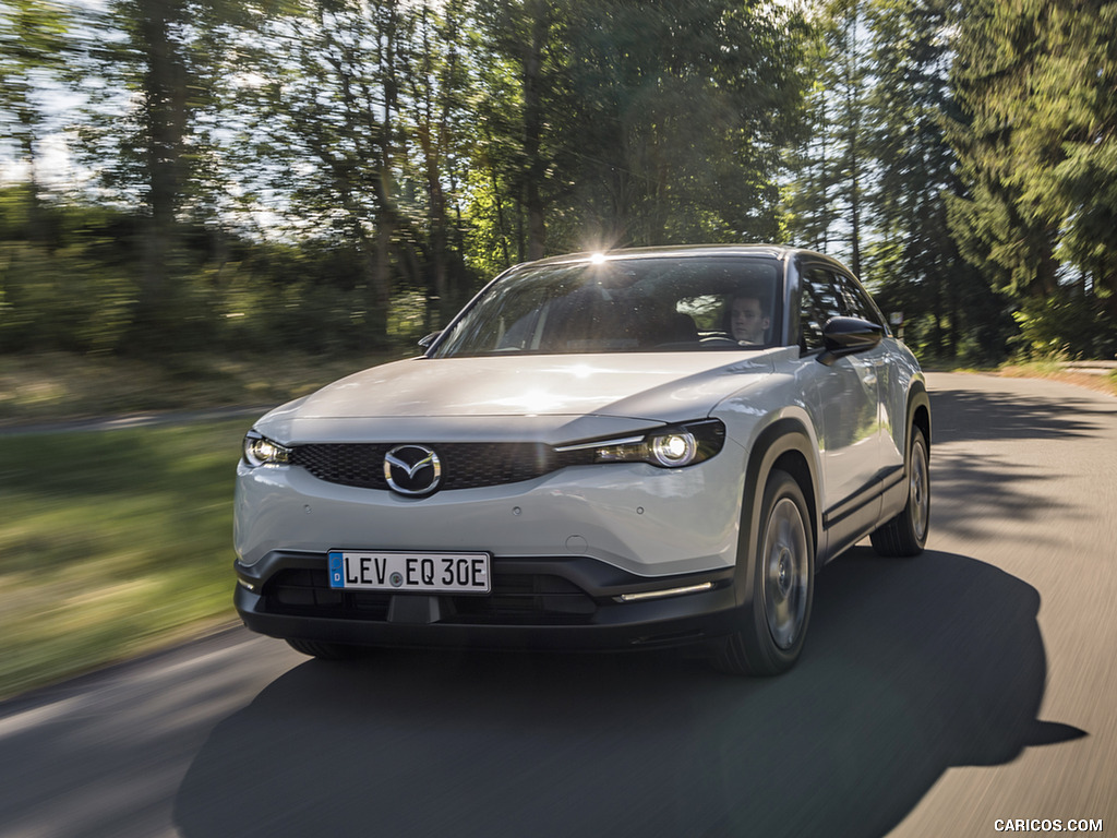 2021 Mazda MX-30 EV (Color: Ceramic White) - Front