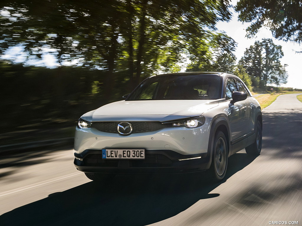 2021 Mazda MX-30 EV (Color: Ceramic White) - Front