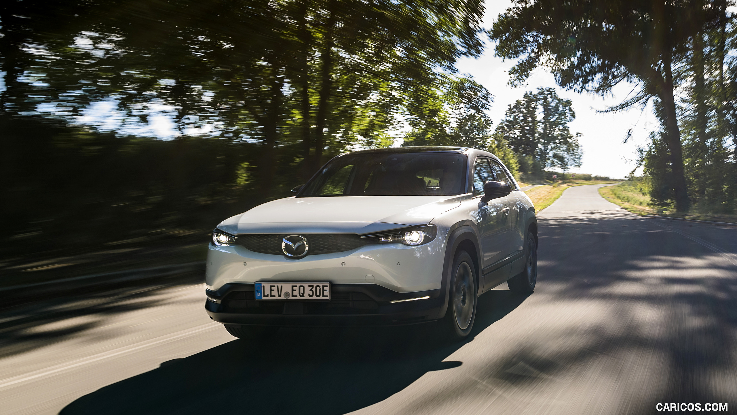 2021 Mazda MX-30 EV (Color: Ceramic White) - Front | Caricos