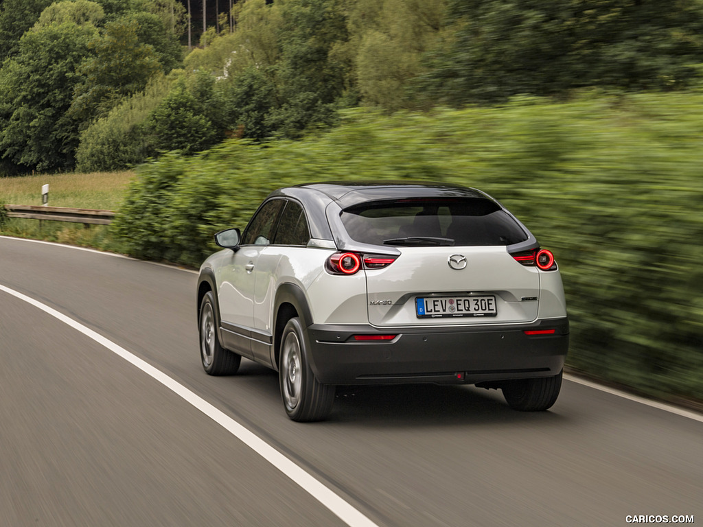 2021 Mazda MX-30 EV (Color: Ceramic White) - Rear