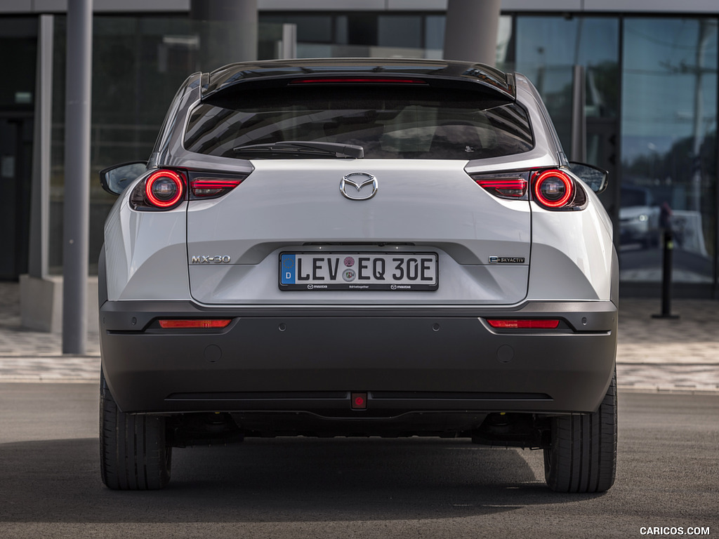 2021 Mazda MX-30 EV (Color: Ceramic White) - Rear