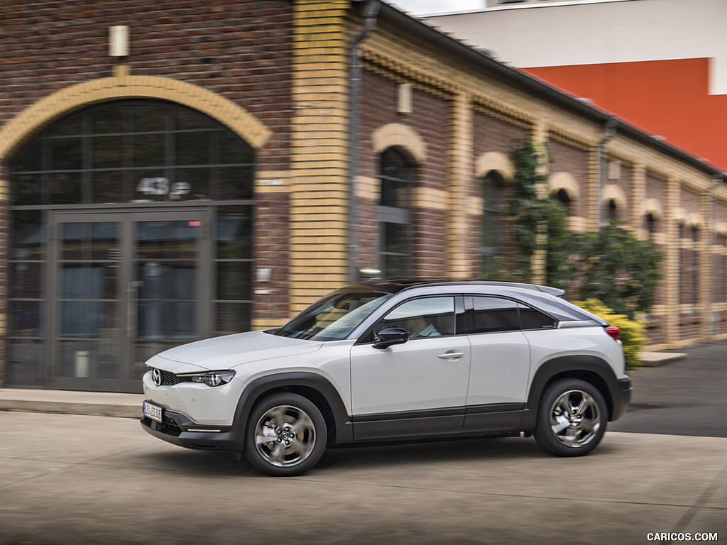 2021 Mazda MX-30 EV (Color: Ceramic White) - Side