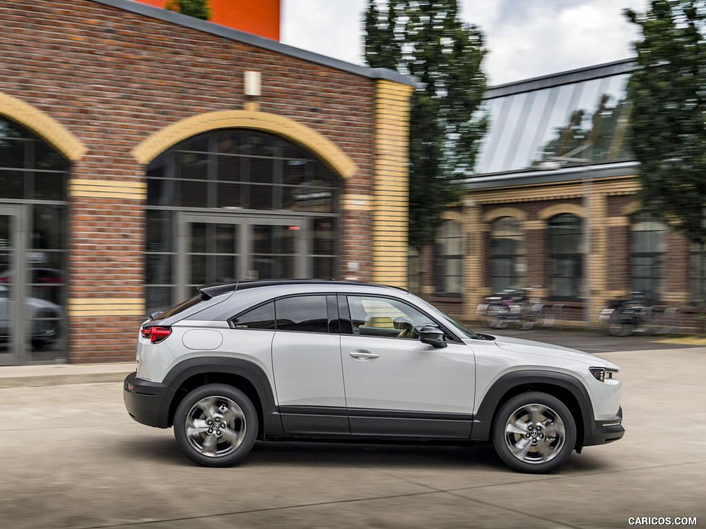 2021 Mazda MX-30 EV (Color: Ceramic White) - Side