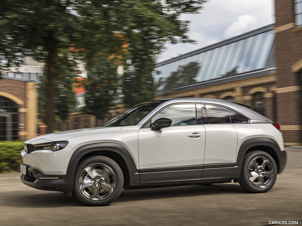 2021 Mazda MX-30 EV (Color: Ceramic White) - Side