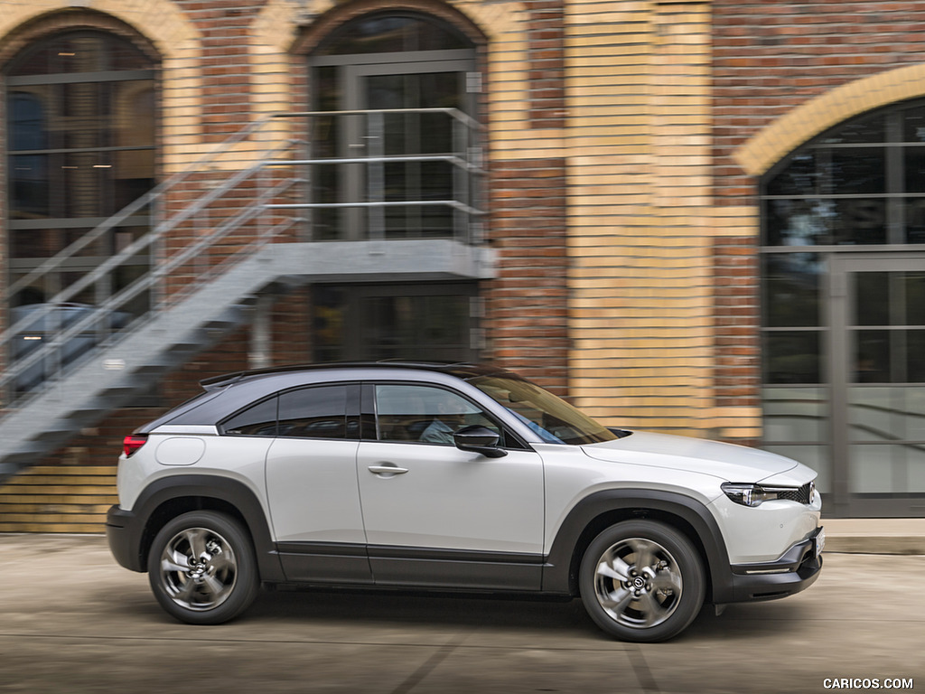 2021 Mazda MX-30 EV (Color: Ceramic White) - Side