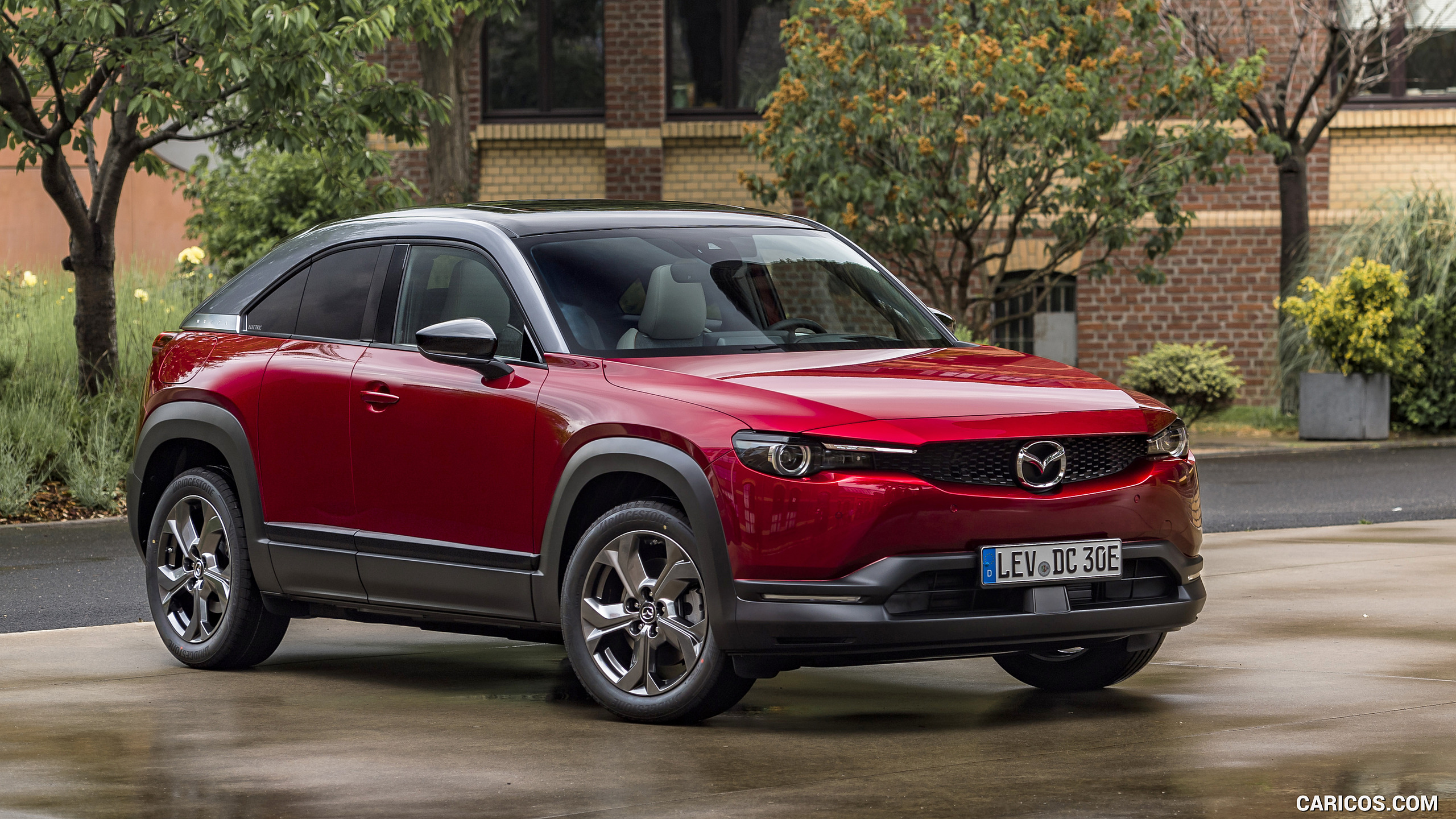 2021 Mazda MX-30 EV (Color: Soul Red Crystal) - Front Three-Quarter ...