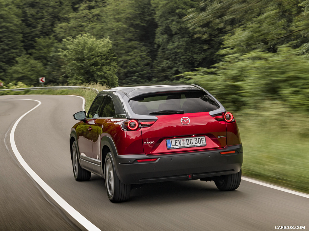 2021 Mazda MX-30 EV (Color: Soul Red Crystal) - Rear