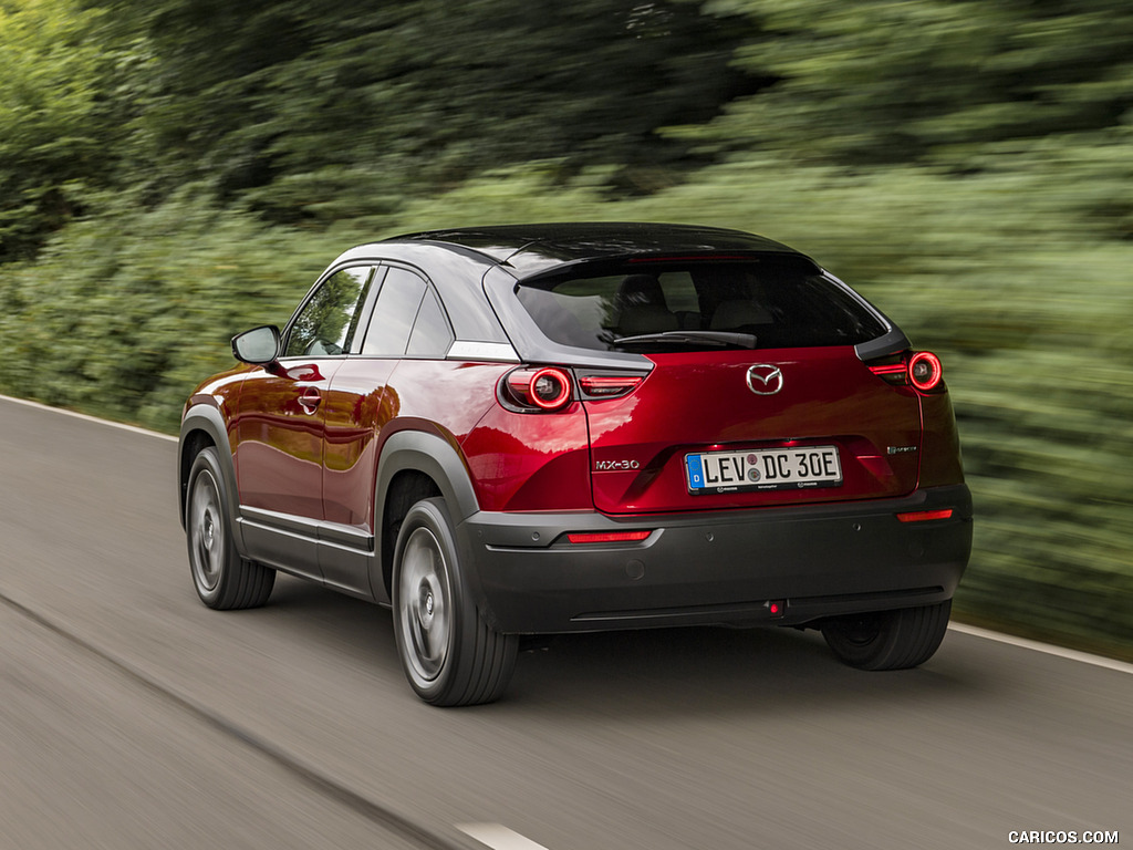 2021 Mazda MX-30 EV (Color: Soul Red Crystal) - Rear