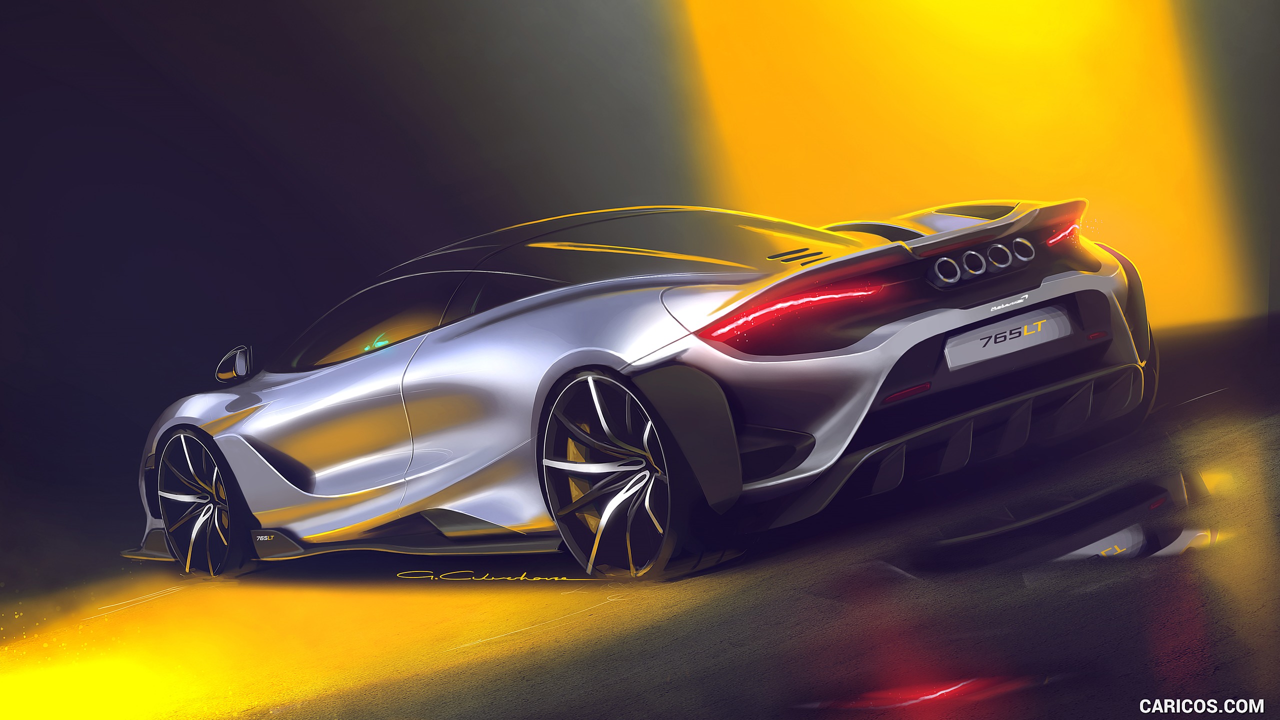 2021 McLaren 765LT - Design Sketch, #34 of 159